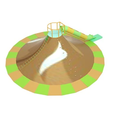 Toboggan volcanique intérieur