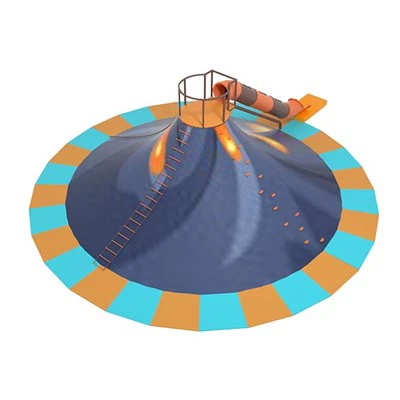 Toboggan d'escalade du volcan